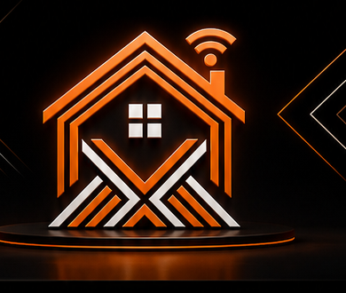 IMNEXT Smart Home geometric house mark